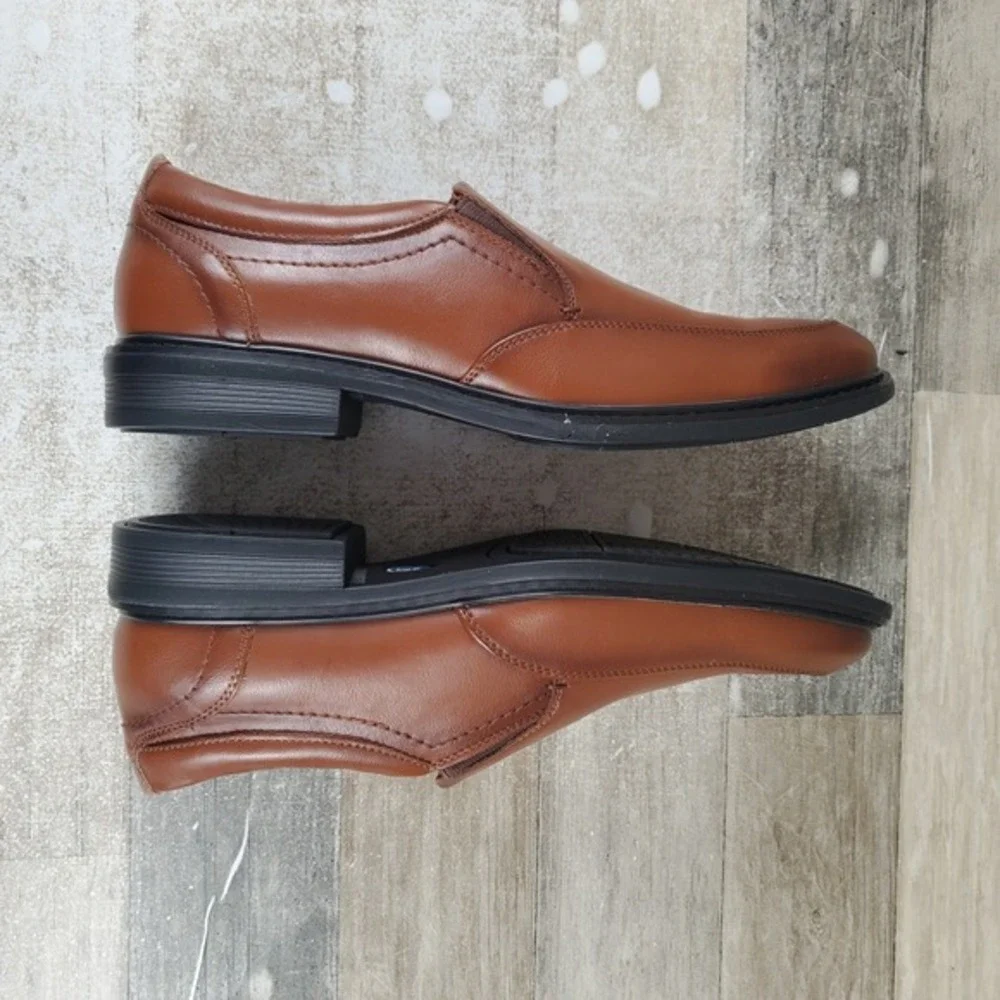 Nunn Bush Jarvis Mens Loafers Sz 9‎ M Brown Comfort Slip On Moccasin Toe